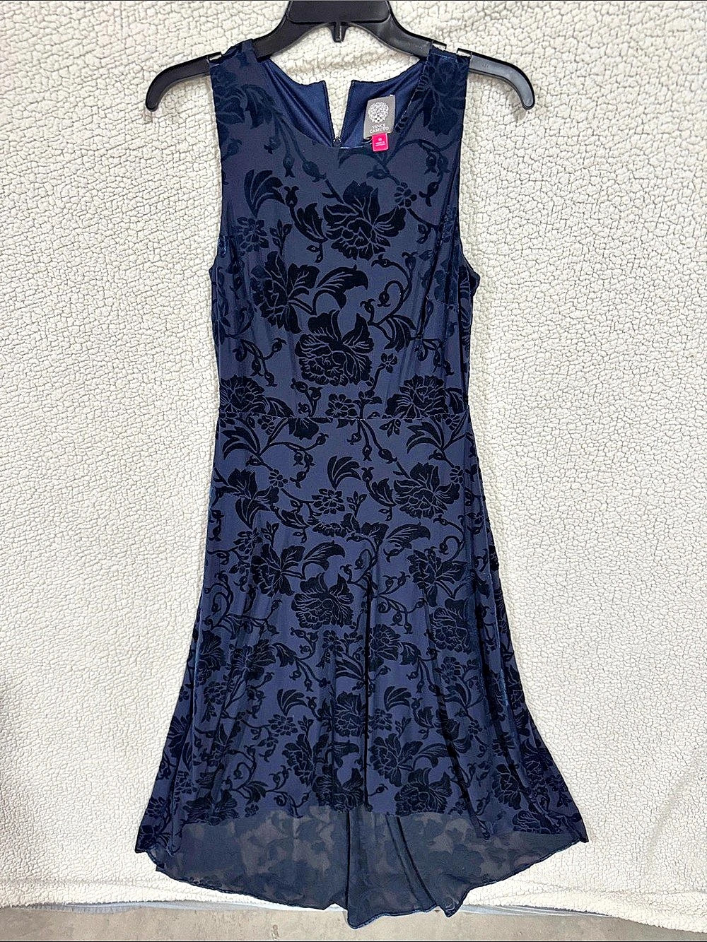 Vince Camuto Floral Maxi Dress in Blue Size 10 Like New